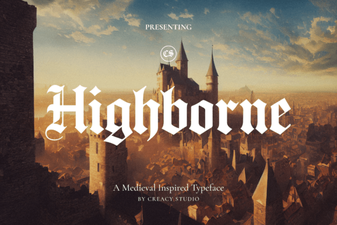 Highborne Font for Modern Creative Design