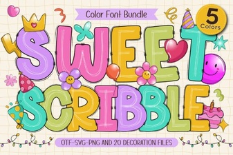 Sweet Scribble Font for Creative Projects