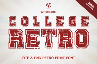 Best Retro Fonts for College Design Projects