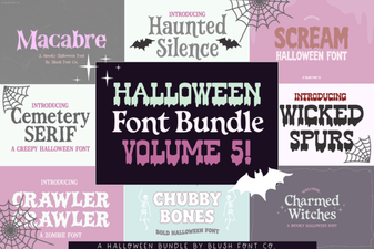 Halloween Font Bundle 5: Spooky Typography for Your Designs