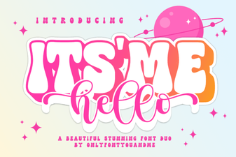 The Itsmehello Font for Creative Web Designs