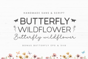 Butterfly Wildflower Font: Design Ideas & Creative Uses